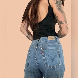 Levi's Light Blue High-Waist Denim Jeans